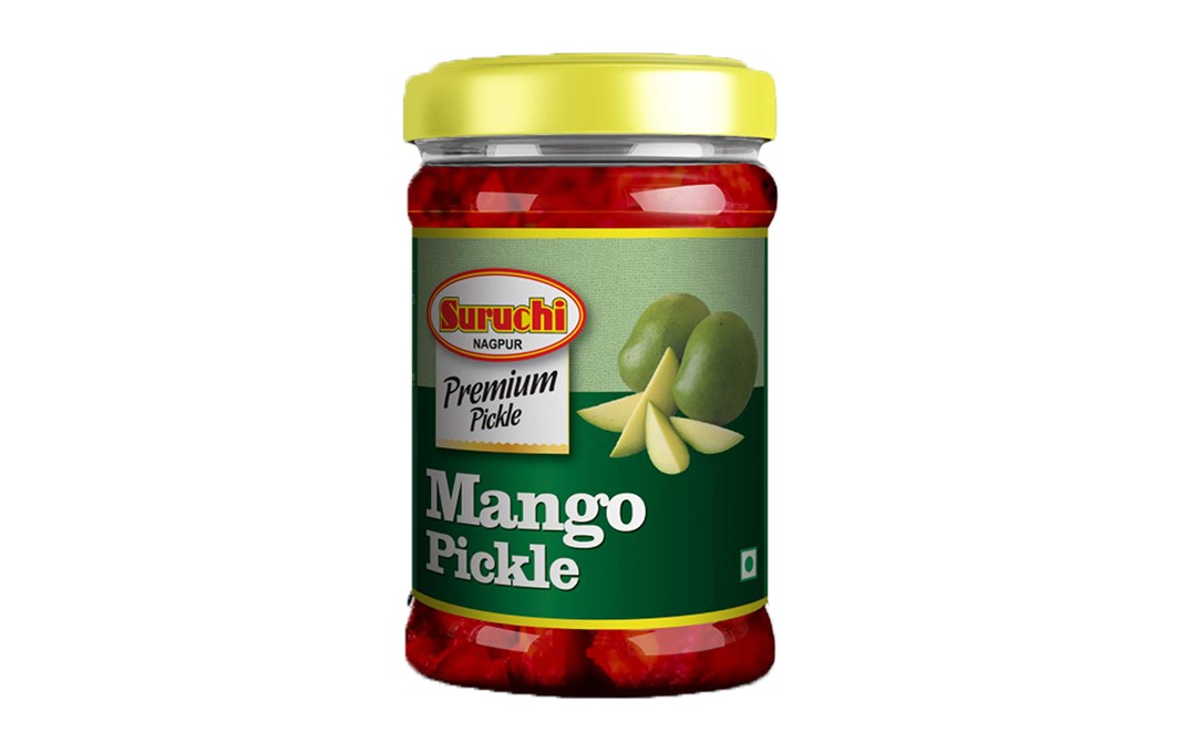 Suruchi Mango Pickle   Plastic Jar  325 grams
